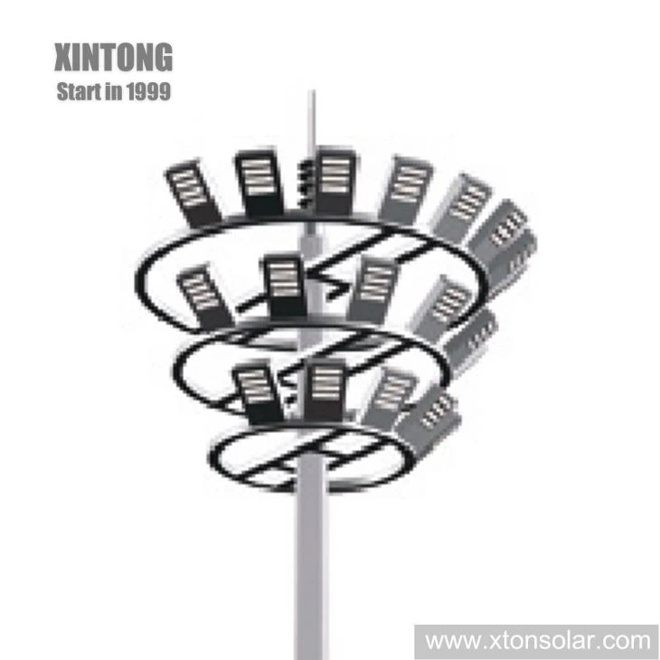 15-35m Adjustable Floodlight Lamp LED High Mast Light
