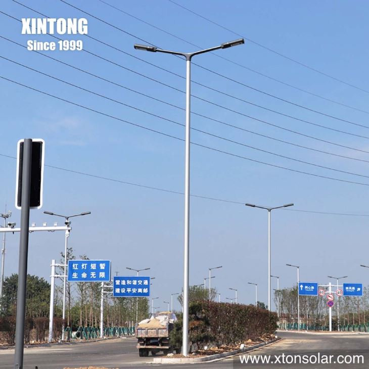 5meters High Conical Road Street Light Poles