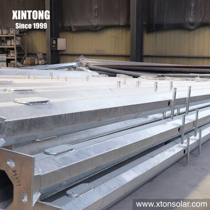 Galvanized Steel Pole 50ft 55ft 60ft